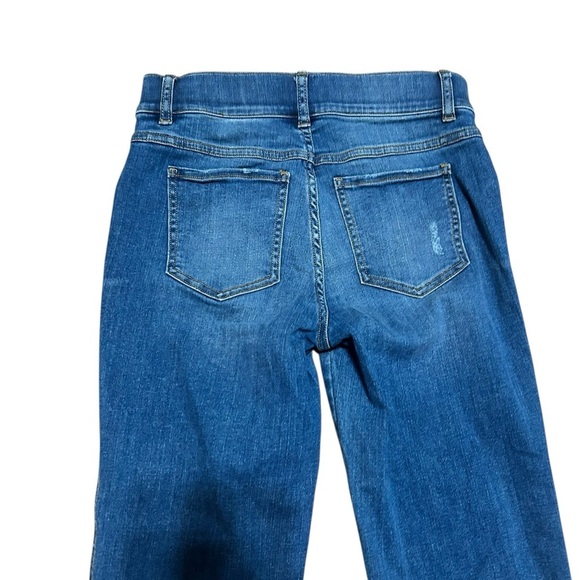 Spanx Ankle Straight Leg Jeans in Vintage Indigo Medium Wash Denim 20356Q Size S - Picture 8 of 11